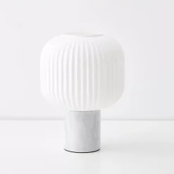 Online Accordion Marble Table Lamp White Lighting