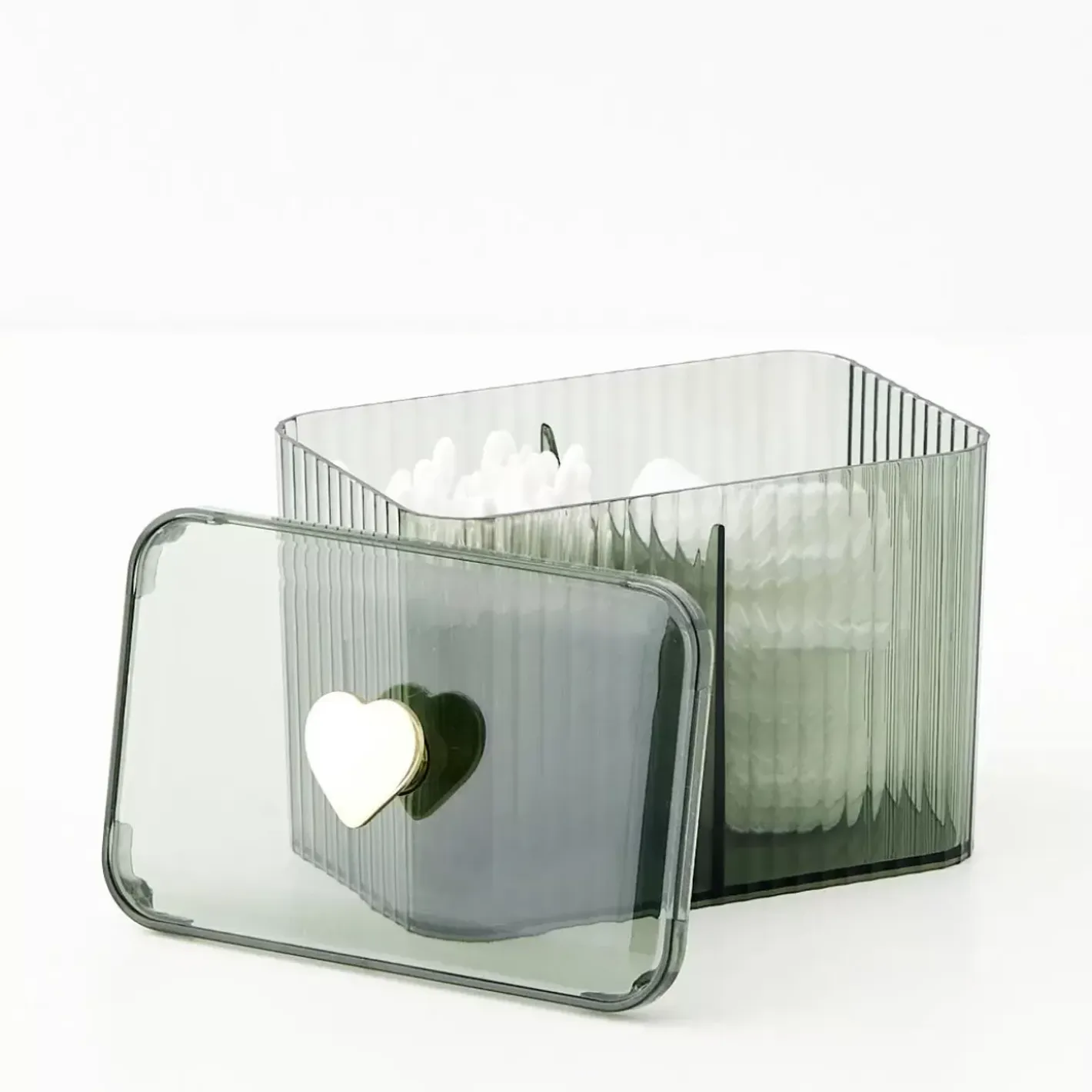 Clearance Acrylic Storage Canister Green Bathroom Storage