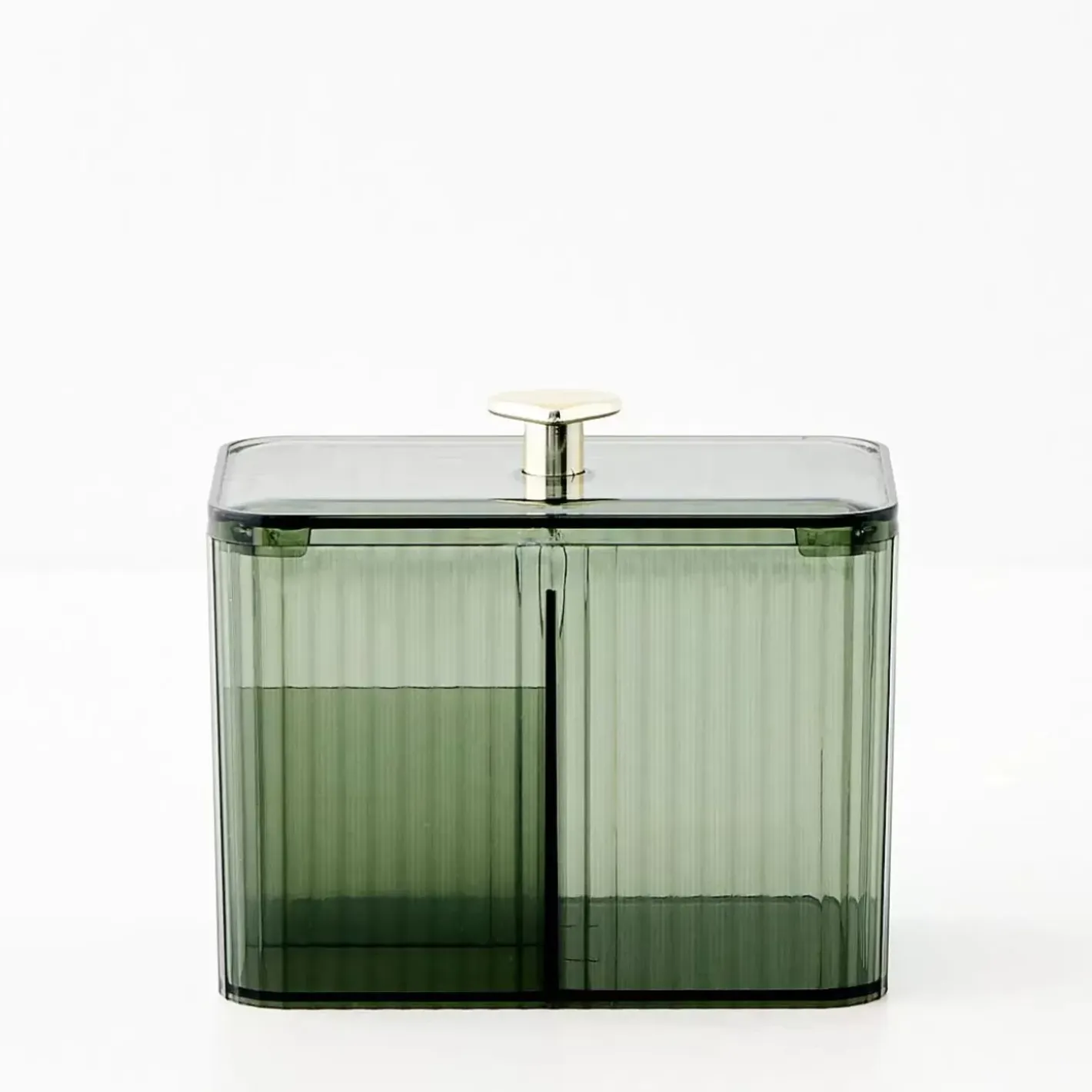 Clearance Acrylic Storage Canister Green Bathroom Storage
