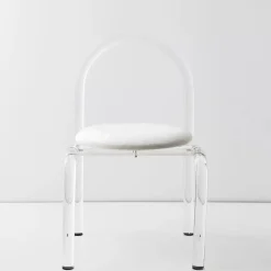Best Arch Lucite Accent Chair White Furniture