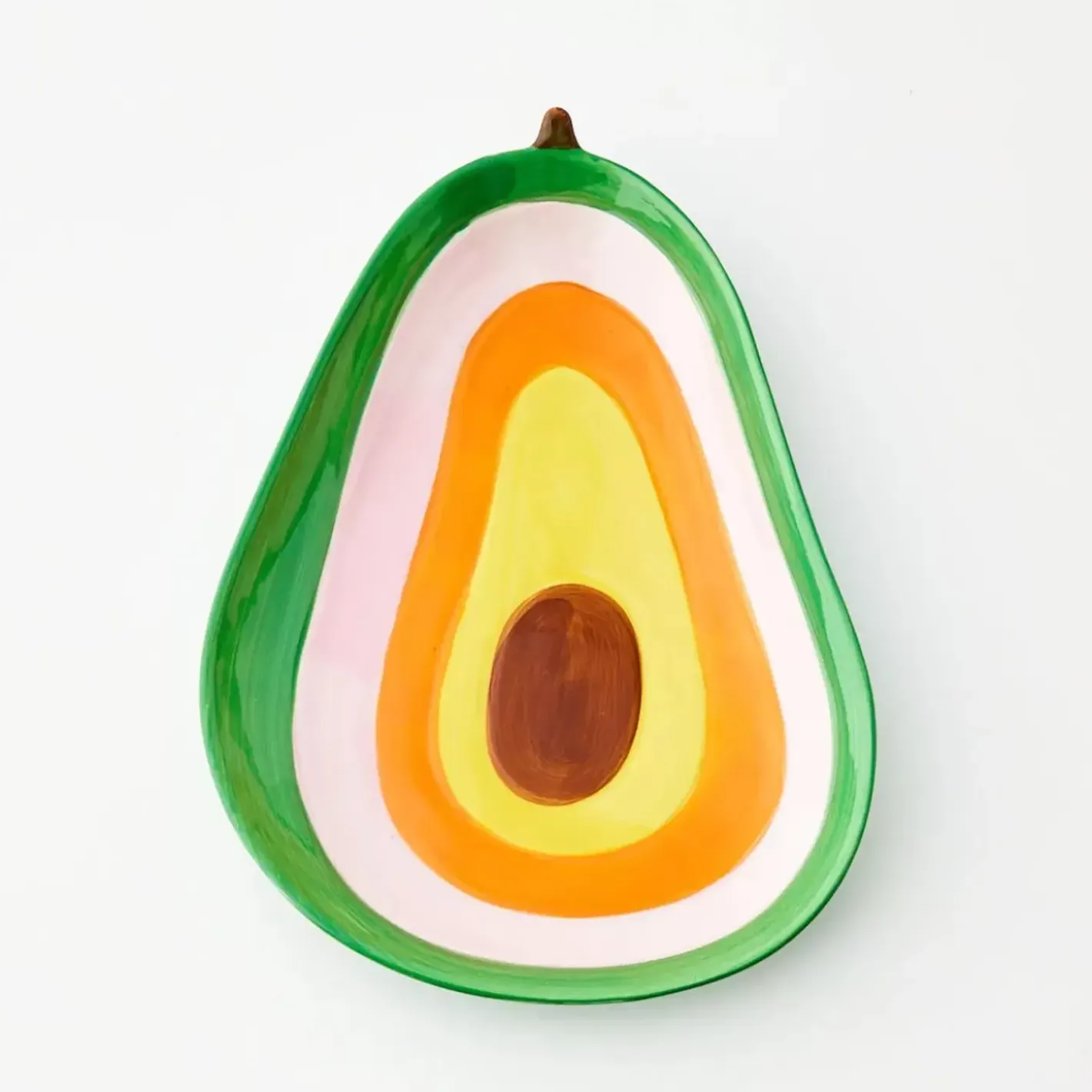 Best Avocado Ceramic Plate Green Tableware