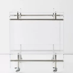 Discount Bauhaus Acrylic Bar Cart Silver Bar Tools & Accessories