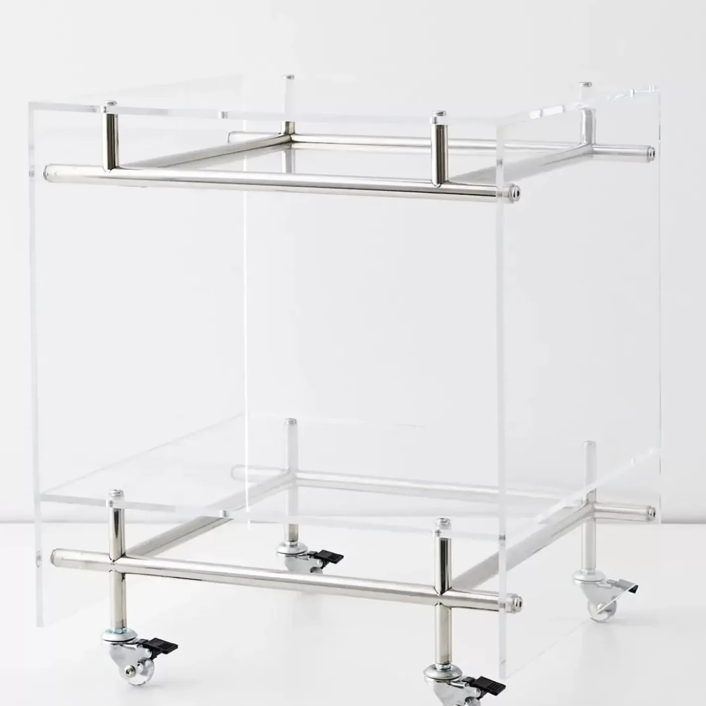 Discount Bauhaus Acrylic Bar Cart Silver Bar Tools & Accessories