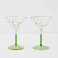 New Bijoux Martini Cocktail Glass Set Cocktail Glasses