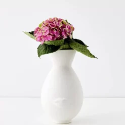 New Bisous Ceramic Urn Vase White Vases