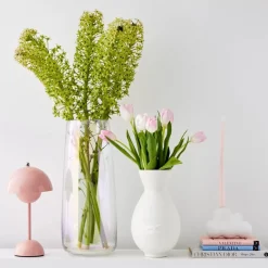 New Bisous Ceramic Urn Vase White Vases