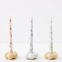 Clearance Bouquet Soy Taper Candle 4 Pack Pink Candles