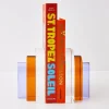 Online Bow Crystal Bookends Amber Purple Decorative Objects & Trays