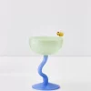 Best Bumble Cocktail Glass Green/Blue Cocktail Glasses