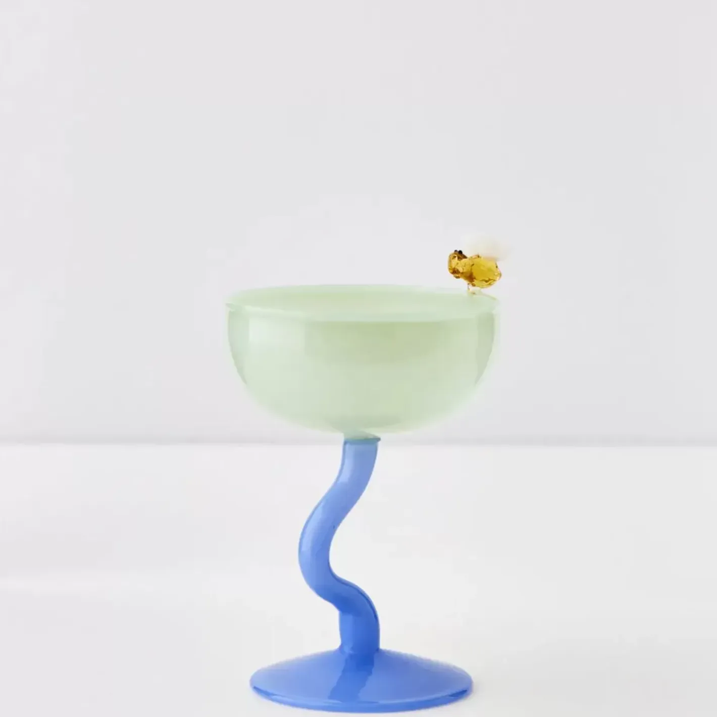 Best Bumble Cocktail Glass Green/Blue Cocktail Glasses