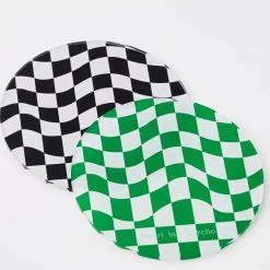 Sale Check Acrylic Coaster Black Tableware