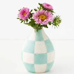 Sale Check Ceramic Vase Blue Vases