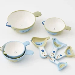 Best Chickadee Ceramic Measuring Cups Kitchen Accessories