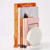 Discount Clam Marble Bookends White Decorative Objects & Trays