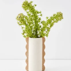 Outlet Copacabana Ceramic Vase Ivory Vases