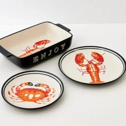 Discount Crab Ceramic Side Plate Tableware