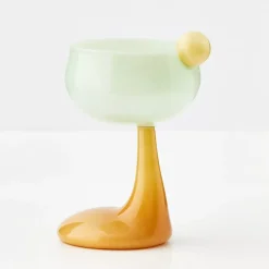 Best Droplet Cocktail Glass Green Cocktail Glasses