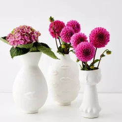 Outlet Gemelli Ceramic Vase White Vases