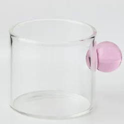 Outlet Glass Espresso Coffee Cup Pink Mugs & Teacups