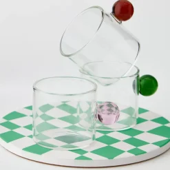 Discount Glass Espresso Coffee Cup Green Mugs & Teacups