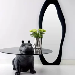 New Hippo Glass Coffee Table Black Furniture