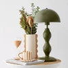 Hot Hourglass Metal Table Lamp Olive Lighting