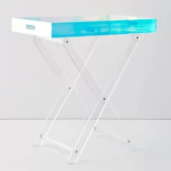 New Iridescent Console Tray Side Table Furniture