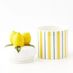 Discount Lemon Ceramic Canister Kitchen Accessories