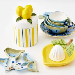 Discount Lemon Ceramic Canister Kitchen Accessories