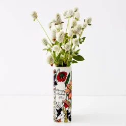 Discount Looking Glass Ceramic Book Vase White Vases