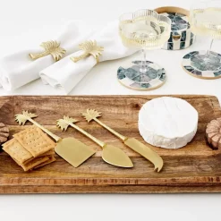 Outlet Miami Metal Napkin Rings Gold Tableware