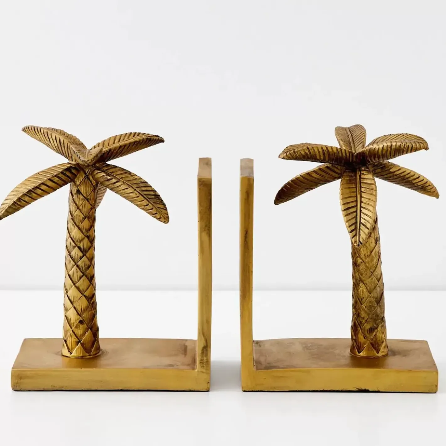 Hot Miami Resin Bookends Gold Decorative Objects & Trays