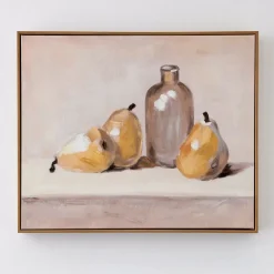 Pears Framed Canvas Oil Painting Wall Art