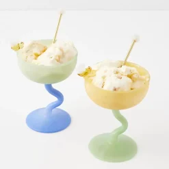 New Quartz Brass Dessert Tea Spoon Set Tableware