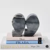 New Quote Marble Bookends Grey Decorative Objects & Trays