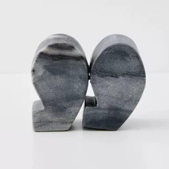 New Quote Marble Bookends Grey Decorative Objects & Trays
