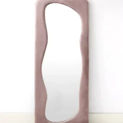 Hot Ripples Velvet Full Length Mirror Mushroom Mirrors