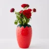 Discount Strawberry Glazed Ceramic Vase Vases