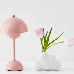 Clearance Touch Mushroom Lamp Pink Lighting