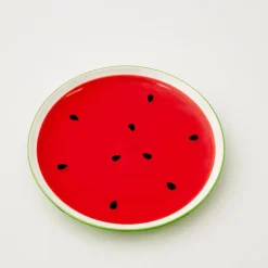 Clearance Watermelon Ceramic Plate Red Tableware