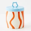 Hot Whorl Kitchen Ceramic Canister Medium Kitchen Accessories